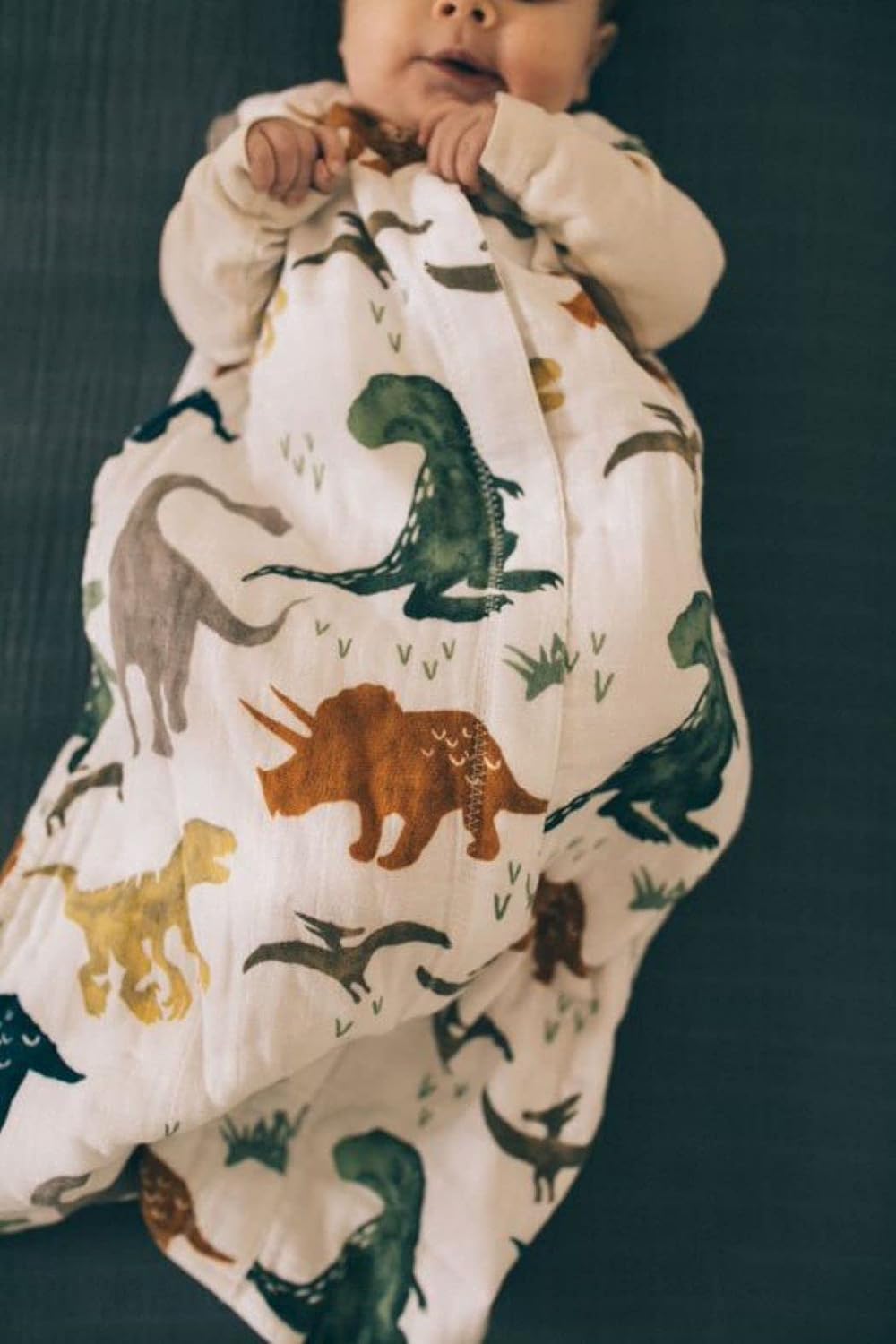 imageLittle Unicorn  Watercolor Roses Cotton Muslin Sleep Bag  100 Cotton  Super Soft and Lightweight  Baby  Size XLarge 1824 Months  Machine Washable  11 TOGSmall Dino Friends