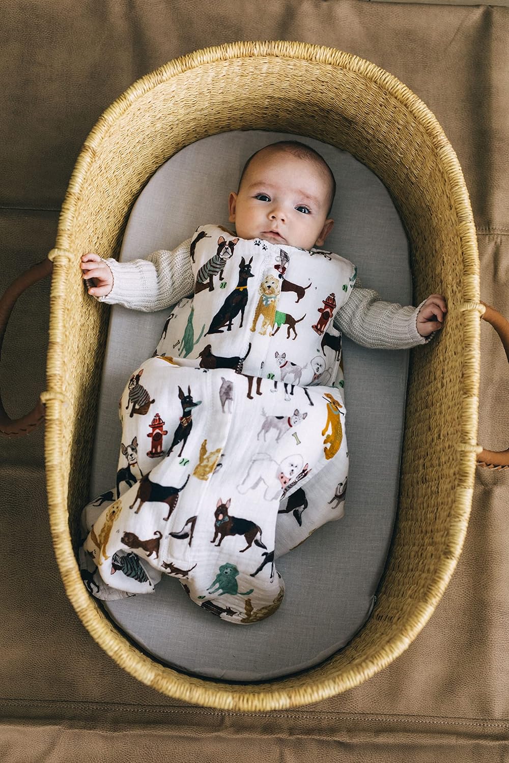 imageLittle Unicorn  Watercolor Roses Cotton Muslin Sleep Bag  100 Cotton  Super Soft and Lightweight  Baby  Size XLarge 1824 Months  Machine Washable  11 TOGLarge Woof