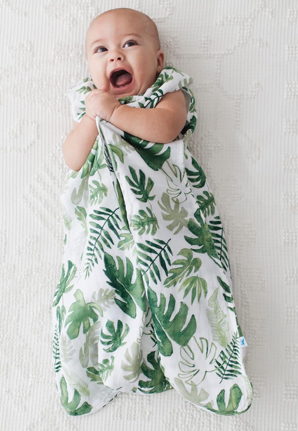 imageLittle Unicorn  Watercolor Roses Cotton Muslin Sleep Bag  100 Cotton  Super Soft and Lightweight  Baby  Size XLarge 1824 Months  Machine Washable  11 TOGSmall Tropical Leaf