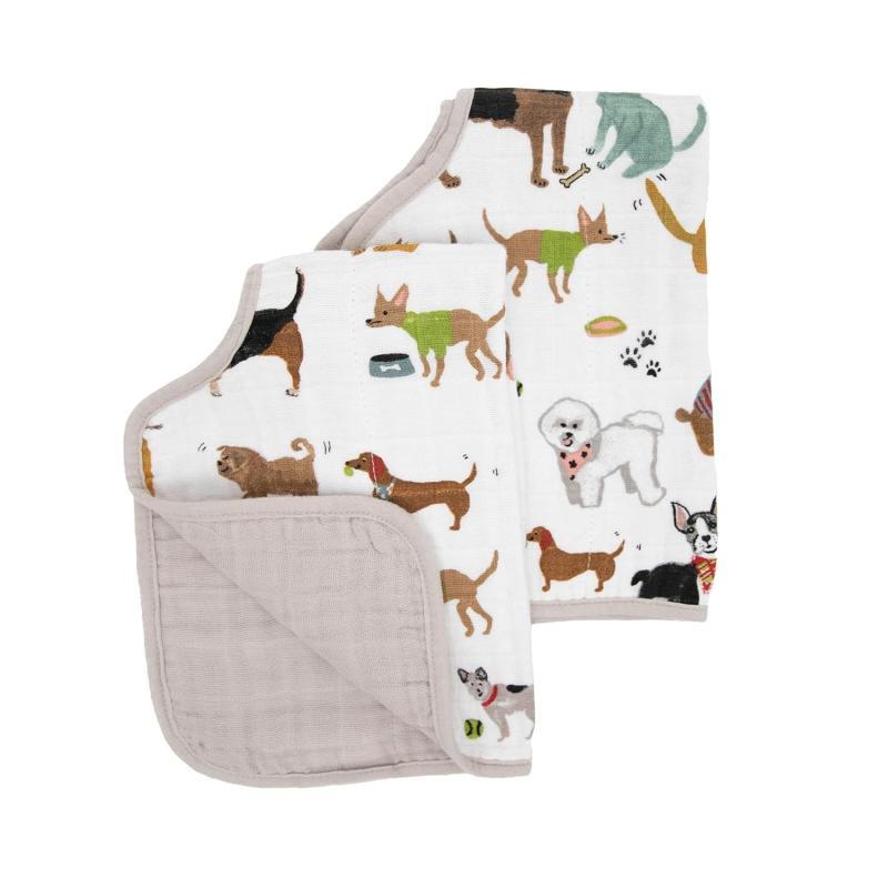 imageLittle Unicorn Single Cotton Muslin Burp Cloths  100 Cotton  MultiLayer  Ultra Absorbent amp Soft  Ergonomic Design  Burping Newborn Baby  Reversible  Large 21x14Woof 2 Pack