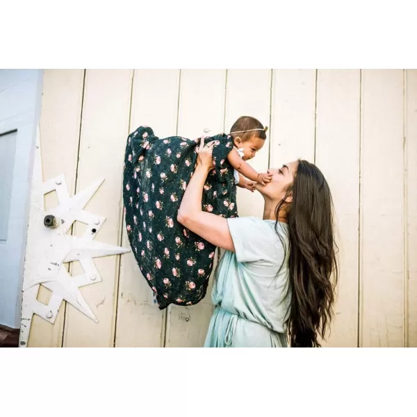 imageLittle Unicorn  Charcoal Hedgehog Cotton Muslin Swaddle Blanket Set  Set of 2  100 Cotton  Super Soft  Newborns and Infants  Large 47 x 47  Machine WashableMidnight Rose Set of 3