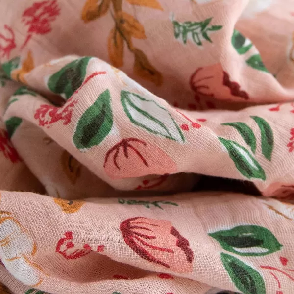 imageLittle Unicorn  Charcoal Hedgehog Cotton Muslin Swaddle Blanket Set  Set of 2  100 Cotton  Super Soft  Newborns and Infants  Large 47 x 47  Machine WashableVintage Floral Set of 3