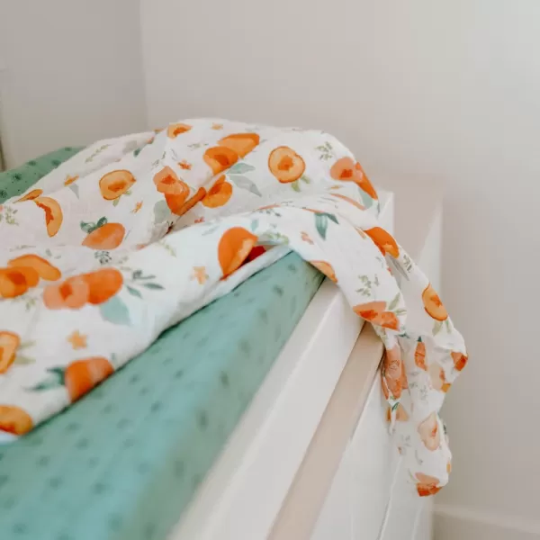 imageLittle Unicorn  Charcoal Hedgehog Cotton Muslin Swaddle Blanket Set  Set of 2  100 Cotton  Super Soft  Newborns and Infants  Large 47 x 47  Machine WashableGeorgia Peach Set of 1