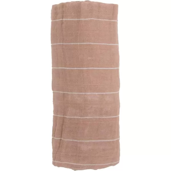 imageLittle Unicorn  Charcoal Hedgehog Cotton Muslin Swaddle Blanket Set  Set of 2  100 Cotton  Super Soft  Newborns and Infants  Large 47 x 47  Machine WashableMauve Stripe Set of 1