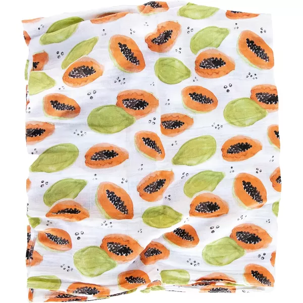 imageLittle Unicorn  Charcoal Hedgehog Cotton Muslin Swaddle Blanket Set  Set of 2  100 Cotton  Super Soft  Newborns and Infants  Large 47 x 47  Machine WashableTropical Fruit Set of 3
