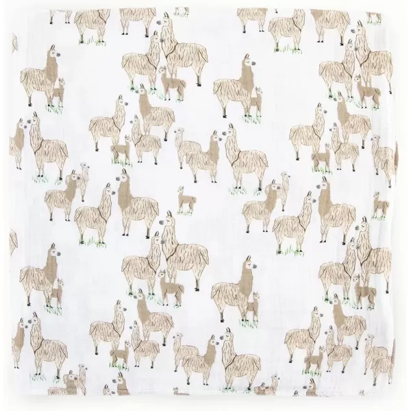 imageLittle Unicorn  Charcoal Hedgehog Cotton Muslin Swaddle Blanket Set  Set of 2  100 Cotton  Super Soft  Newborns and Infants  Large 47 x 47  Machine WashableLlama Llama Set of 3