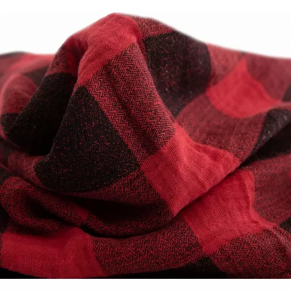 imageLittle Unicorn  Charcoal Hedgehog Cotton Muslin Swaddle Blanket Set  Set of 2  100 Cotton  Super Soft  Newborns and Infants  Large 47 x 47  Machine WashableRed Plaid Set of 1