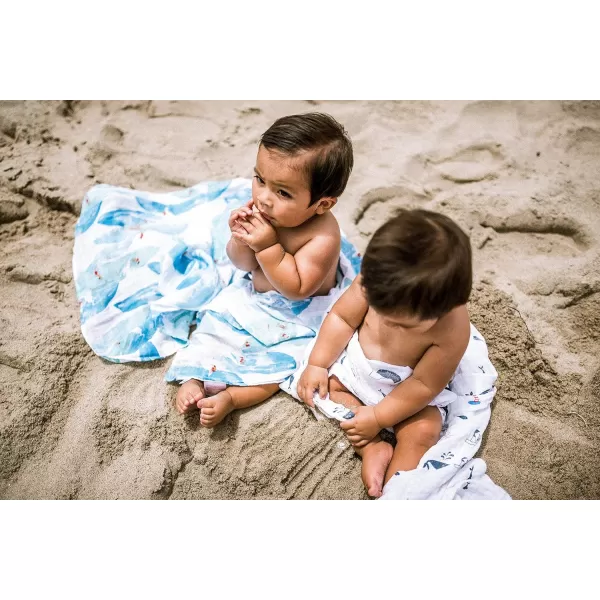 imageLittle Unicorn  Charcoal Hedgehog Cotton Muslin Swaddle Blanket Set  Set of 2  100 Cotton  Super Soft  Newborns and Infants  Large 47 x 47  Machine WashableSummer Vibe Set of 3
