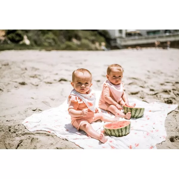 imageLittle Unicorn  Charcoal Hedgehog Cotton Muslin Swaddle Blanket Set  Set of 2  100 Cotton  Super Soft  Newborns and Infants  Large 47 x 47  Machine WashablePink Ladies Set of 2