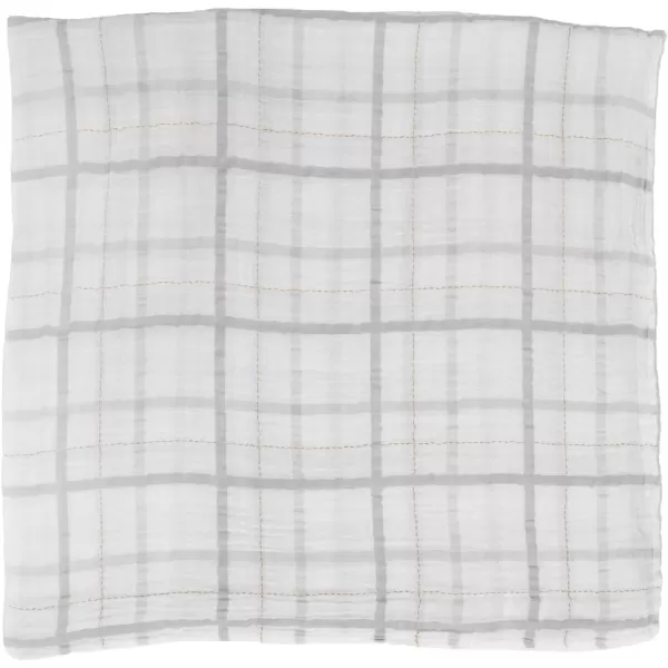 imageLittle Unicorn  Charcoal Hedgehog Cotton Muslin Swaddle Blanket Set  Set of 2  100 Cotton  Super Soft  Newborns and Infants  Large 47 x 47  Machine WashableGrey Plaid Set of 1