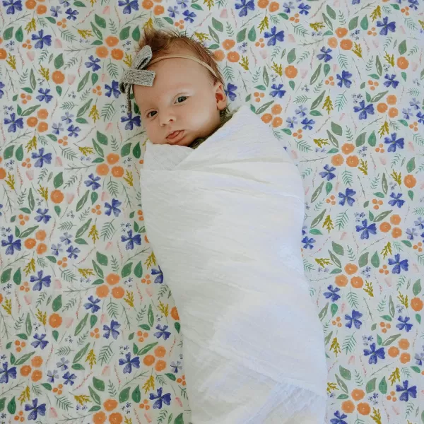 imageLittle Unicorn  Charcoal Hedgehog Cotton Muslin Swaddle Blanket Set  Set of 2  100 Cotton  Super Soft  Newborns and Infants  Large 47 x 47  Machine WashableWhite Set of 3