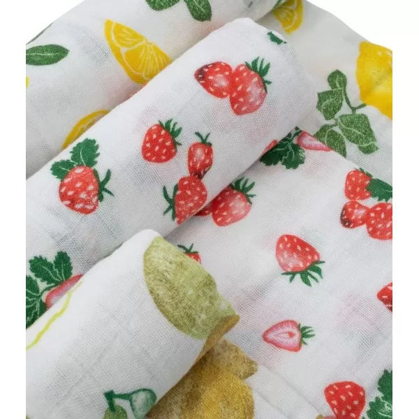 imageLittle Unicorn  Charcoal Hedgehog Cotton Muslin Swaddle Blanket Set  Set of 2  100 Cotton  Super Soft  Newborns and Infants  Large 47 x 47  Machine WashableFruit Stand Set of 3