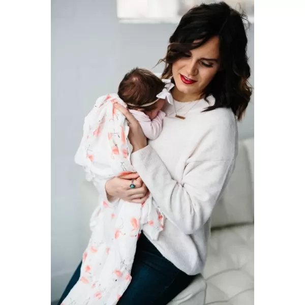 imageLittle Unicorn  Charcoal Hedgehog Cotton Muslin Swaddle Blanket Set  Set of 2  100 Cotton  Super Soft  Newborns and Infants  Large 47 x 47  Machine WashablePink Ladies Set of 2