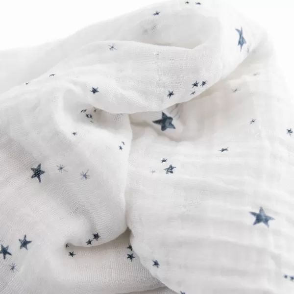 imageLittle Unicorn  Charcoal Hedgehog Cotton Muslin Swaddle Blanket Set  Set of 2  100 Cotton  Super Soft  Newborns and Infants  Large 47 x 47  Machine WashablePlanetary 2 Set of 3