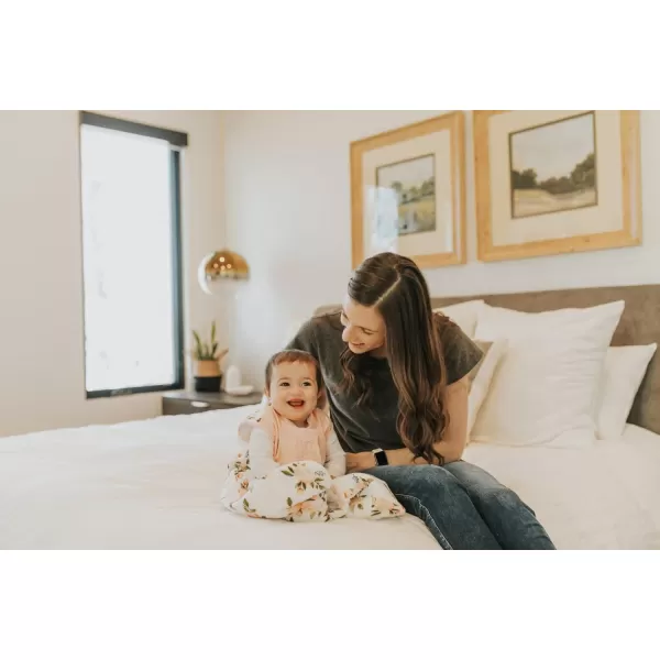 imageLittle Unicorn  Grey Stripe Cotton Muslin Quilted Sleep Bag  100 Cotton  Super Soft and Lightweight  Baby  Size XLarge 1824 Months  Machine Washable  26 TOGLarge Watercolor Roses