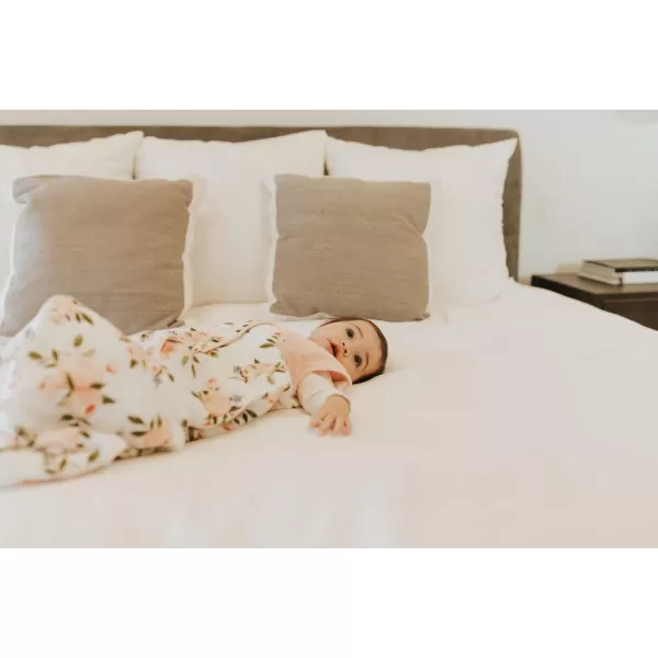 imageLittle Unicorn  Grey Stripe Cotton Muslin Quilted Sleep Bag  100 Cotton  Super Soft and Lightweight  Baby  Size XLarge 1824 Months  Machine Washable  26 TOGSmall Watercolor Roses