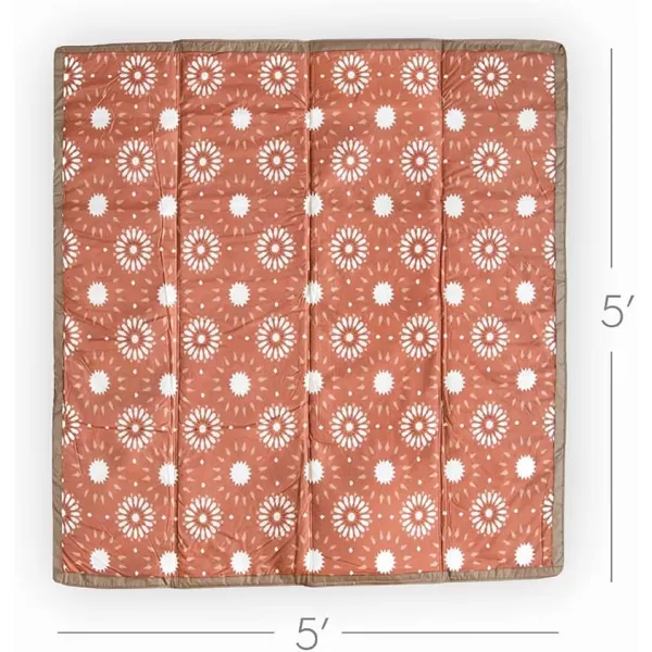 imageLittle Unicorn  Midnight Poppy IndoorOutdoor Blanket  100 Polyester  Water Resistant  Simple Clean  Wipeable Material  Easy to Carry  Babies and Toddlers  Machine Washable  5 x 105 x 5 Sun Baked