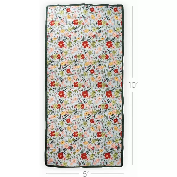 imageLittle Unicorn  Midnight Poppy IndoorOutdoor Blanket  100 Polyester  Water Resistant  Simple Clean  Wipeable Material  Easy to Carry  Babies and Toddlers  Machine Washable  5 x 105 x 10 Primrose Patch