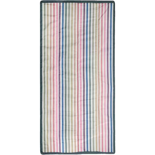 imageLittle Unicorn  Midnight Poppy IndoorOutdoor Blanket  100 Polyester  Water Resistant  Simple Clean  Wipeable Material  Easy to Carry  Babies and Toddlers  Machine Washable  5 x 105 x 10 Chroma Rugby Stripe