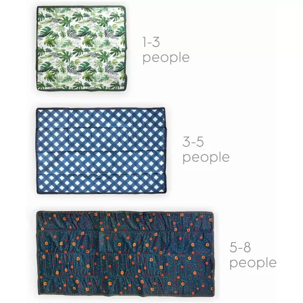 imageLittle Unicorn  Midnight Poppy IndoorOutdoor Blanket  100 Polyester  Water Resistant  Simple Clean  Wipeable Material  Easy to Carry  Babies and Toddlers  Machine Washable  5 x 105 x 7 Midnight Poppy