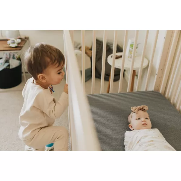imageLittle Unicorn  Safari Social Deluxe Swaddle Set  Set of 2  100 Rayon Muslin from Bamboo  Super Soft  Newborns and Infants  Large 47 x 47  Machine WashableRainbows amp Raindrops Single