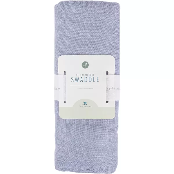 imageLittle Unicorn  Safari Social Deluxe Swaddle Set  Set of 2  100 Rayon Muslin from Bamboo  Super Soft  Newborns and Infants  Large 47 x 47  Machine WashableLavender Single