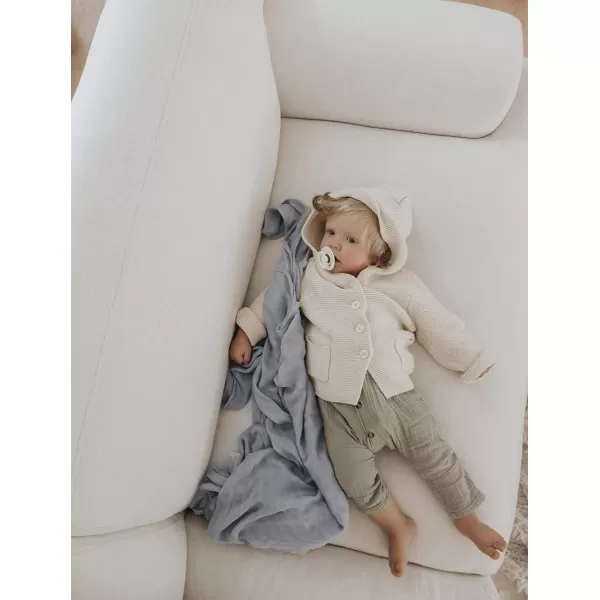 imageLittle Unicorn  Safari Social Deluxe Swaddle Set  Set of 2  100 Rayon Muslin from Bamboo  Super Soft  Newborns and Infants  Large 47 x 47  Machine WashableLavender Single