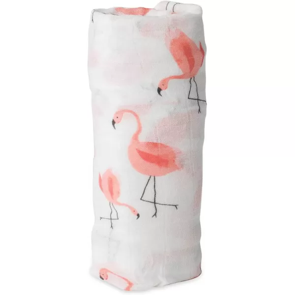 imageLittle Unicorn  Safari Social Deluxe Swaddle Set  Set of 2  100 Rayon Muslin from Bamboo  Super Soft  Newborns and Infants  Large 47 x 47  Machine WashablePink Ladies Single