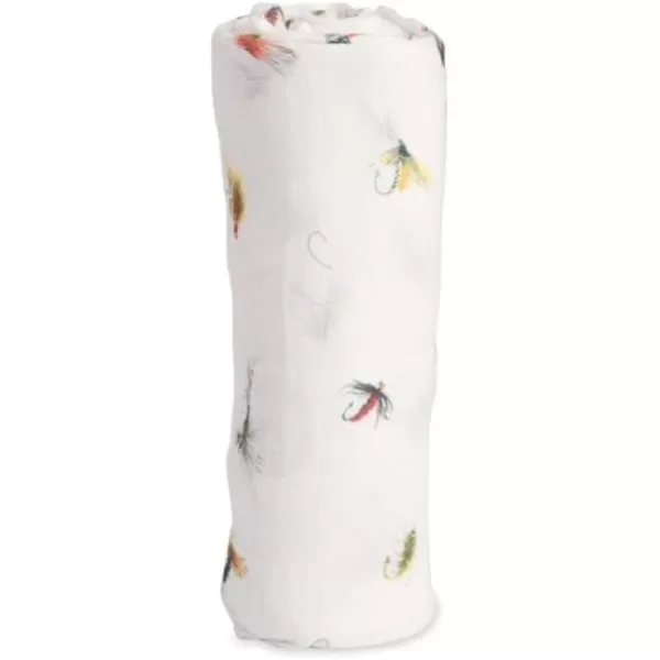 imageLittle Unicorn  Safari Social Deluxe Swaddle Set  Set of 2  100 Rayon Muslin from Bamboo  Super Soft  Newborns and Infants  Large 47 x 47  Machine WashableGone Fishing Single