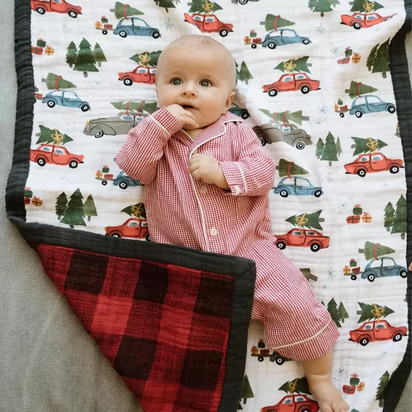 imageLittle Unicorn  Watercolor Roses Cotton Muslin Quilt Blanket  100 Cotton  Super Soft  Babies and Toddlers  Large 47 x 47  Machine Washable30x40 Holiday Haul