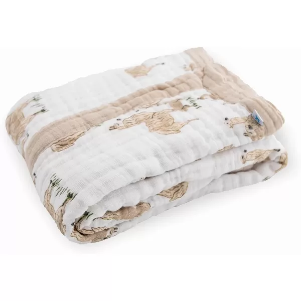 imageLittle Unicorn  Watercolor Roses Cotton Muslin Quilt Blanket  100 Cotton  Super Soft  Babies and Toddlers  Large 47 x 47  Machine Washable30x40 Llama Llama