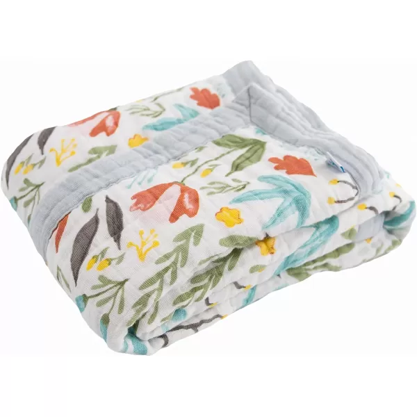 imageLittle Unicorn  Watercolor Roses Cotton Muslin Quilt Blanket  100 Cotton  Super Soft  Babies and Toddlers  Large 47 x 47  Machine Washable30x40 Meadow