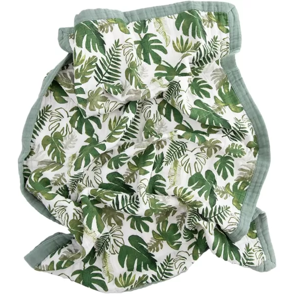 imageLittle Unicorn  Watercolor Roses Cotton Muslin Quilt Blanket  100 Cotton  Super Soft  Babies and Toddlers  Large 47 x 47  Machine Washable30x40 Tropical Leaf