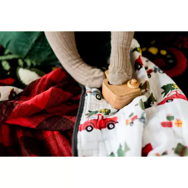 imageLittle Unicorn  Watercolor Roses Cotton Muslin Quilt Blanket  100 Cotton  Super Soft  Babies and Toddlers  Large 47 x 47  Machine Washable47x47 Holiday Haul