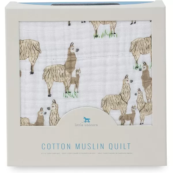 imageLittle Unicorn  Watercolor Roses Cotton Muslin Quilt Blanket  100 Cotton  Super Soft  Babies and Toddlers  Large 47 x 47  Machine Washable47x47 Llama Llama