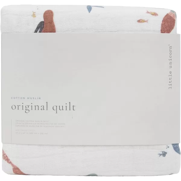 imageLittle Unicorn  Watercolor Roses Cotton Muslin Quilt Blanket  100 Cotton  Super Soft  Babies and Toddlers  Large 47 x 47  Machine Washable47x47 Mermaids