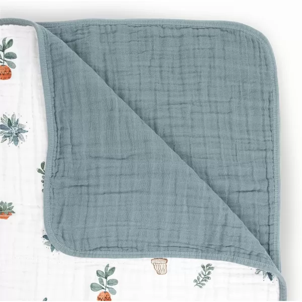 imageLittle Unicorn  Watercolor Roses Cotton Muslin Quilt Blanket  100 Cotton  Super Soft  Babies and Toddlers  Large 47 x 47  Machine Washable47x47 Prickle Pots