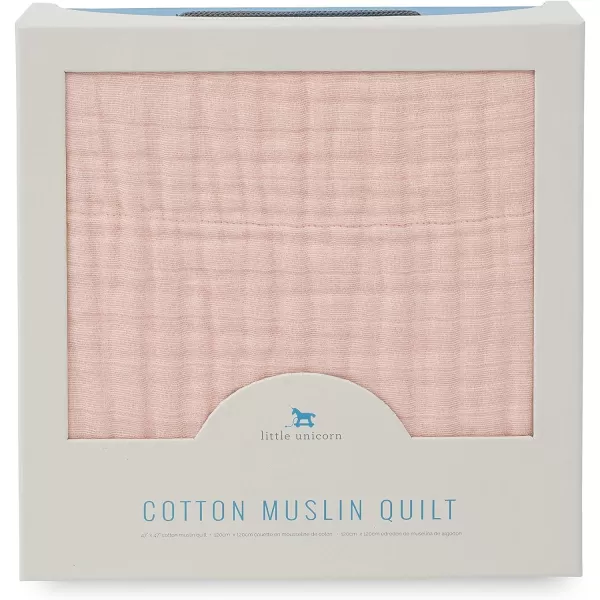 imageLittle Unicorn  Watercolor Roses Cotton Muslin Quilt Blanket  100 Cotton  Super Soft  Babies and Toddlers  Large 47 x 47  Machine Washable47x47 Rose Petal