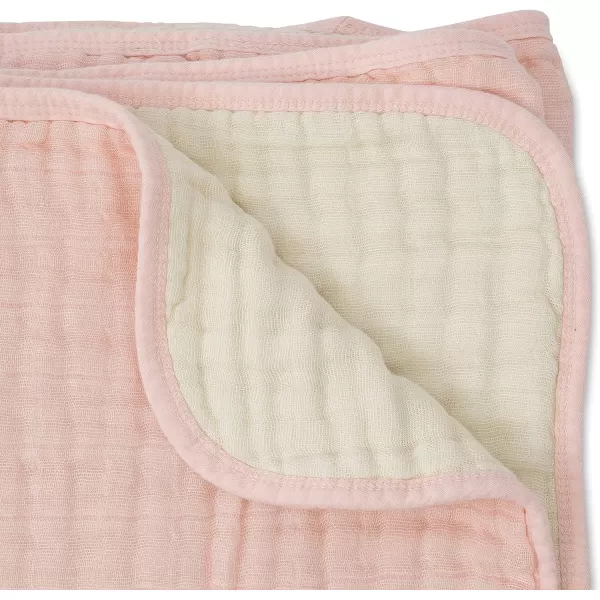 imageLittle Unicorn  Watercolor Roses Cotton Muslin Quilt Blanket  100 Cotton  Super Soft  Babies and Toddlers  Large 47 x 47  Machine Washable47x47 Rose Petal