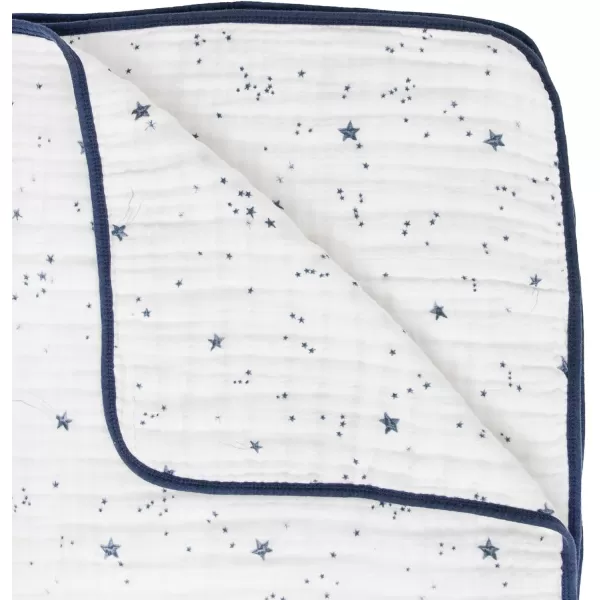 imageLittle Unicorn  Watercolor Roses Cotton Muslin Quilt Blanket  100 Cotton  Super Soft  Babies and Toddlers  Large 47 x 47  Machine Washable47x47 Shooting Stars