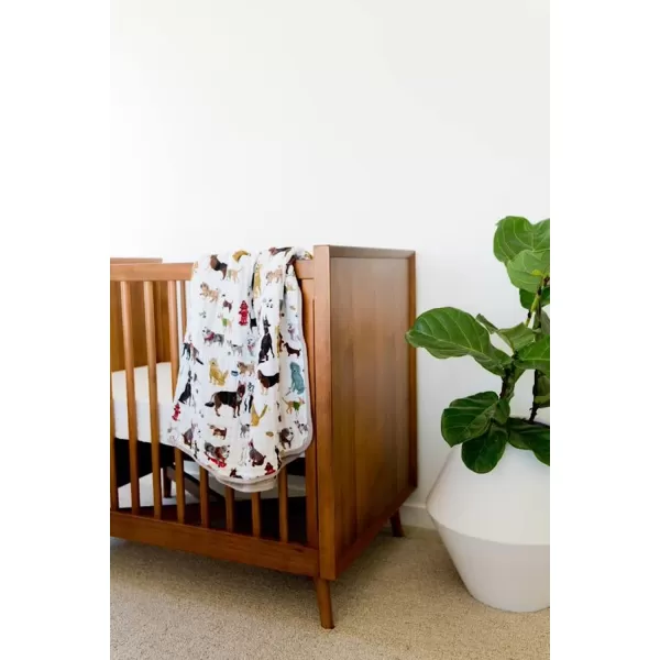 imageLittle Unicorn  Watercolor Roses Cotton Muslin Quilt Blanket  100 Cotton  Super Soft  Babies and Toddlers  Large 47 x 47  Machine Washable47x47 Woof