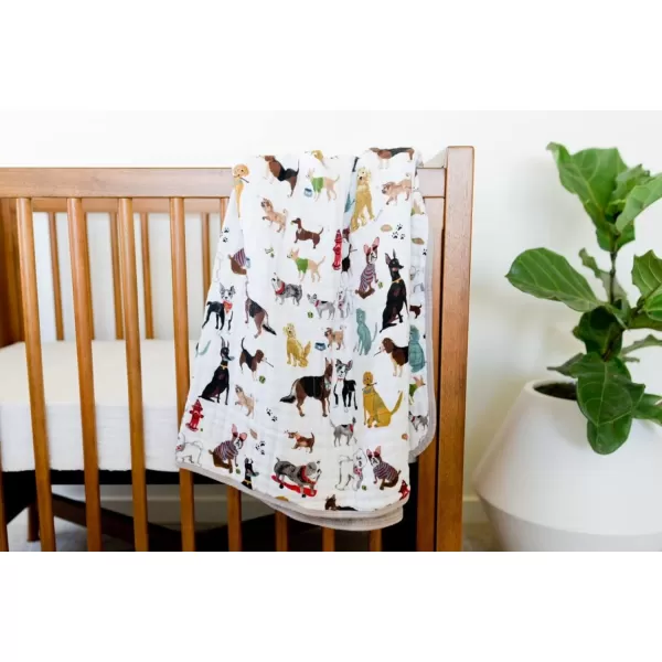 imageLittle Unicorn  Watercolor Roses Cotton Muslin Quilt Blanket  100 Cotton  Super Soft  Babies and Toddlers  Large 47 x 47  Machine Washable47x47 Woof