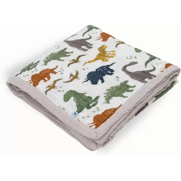 imageLittle Unicorn  Watercolor Roses Cotton Muslin Quilt Blanket  100 Cotton  Super Soft  Babies and Toddlers  Large 47 x 47  Machine Washable60 x 72 Dino Friends