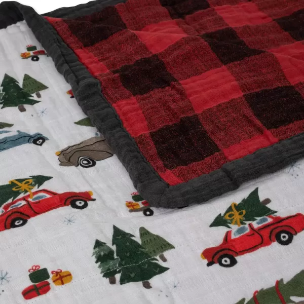 imageLittle Unicorn  Watercolor Roses Cotton Muslin Quilt Blanket  100 Cotton  Super Soft  Babies and Toddlers  Large 47 x 47  Machine Washable60 x 72 Holiday Haul
