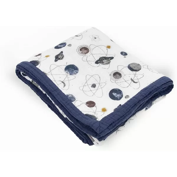 imageLittle Unicorn  Watercolor Roses Cotton Muslin Quilt Blanket  100 Cotton  Super Soft  Babies and Toddlers  Large 47 x 47  Machine Washable60 x 72 Planetary
