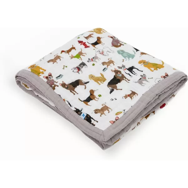 imageLittle Unicorn  Watercolor Roses Cotton Muslin Quilt Blanket  100 Cotton  Super Soft  Babies and Toddlers  Large 47 x 47  Machine Washable60 x 72 Woof