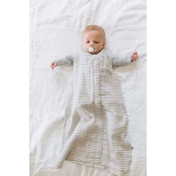 imageLittle Unicorn  Watercolor Roses Cotton Muslin Sleep Bag  100 Cotton  Super Soft and Lightweight  Baby  Size XLarge 1824 Months  Machine Washable  11 TOGLarge Grey Stripes