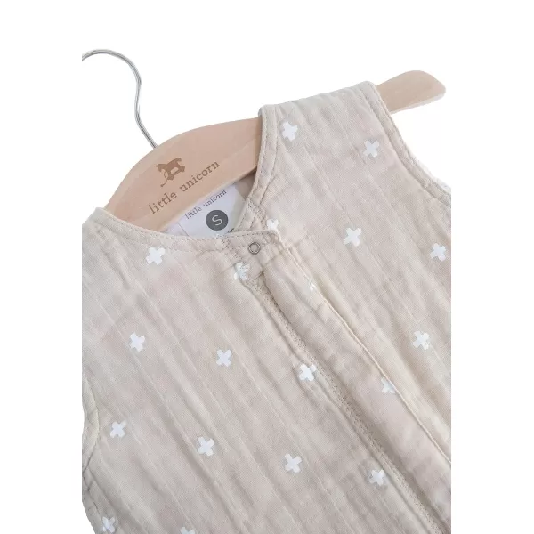 imageLittle Unicorn  Watercolor Roses Cotton Muslin Sleep Bag  100 Cotton  Super Soft and Lightweight  Baby  Size XLarge 1824 Months  Machine Washable  11 TOGSmall Taupe Cross