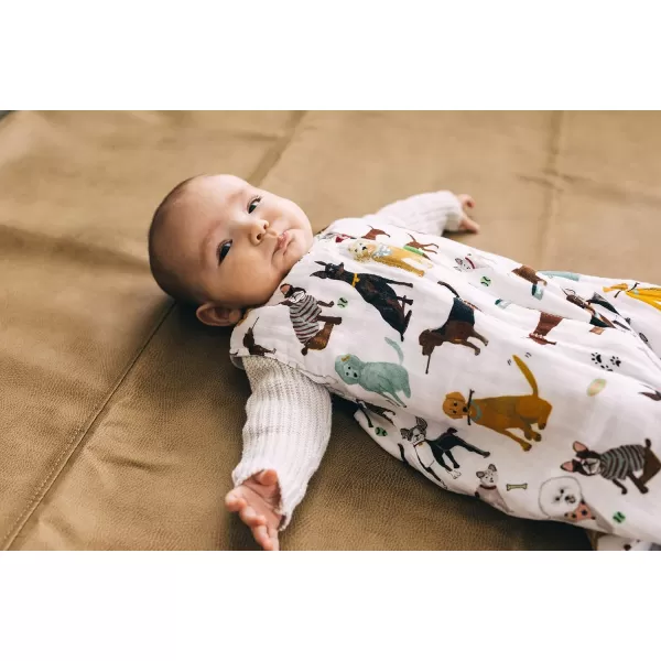 imageLittle Unicorn  Watercolor Roses Cotton Muslin Sleep Bag  100 Cotton  Super Soft and Lightweight  Baby  Size XLarge 1824 Months  Machine Washable  11 TOGXLarge Woof