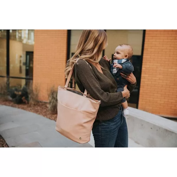 imageLittle Unicorn Citywalk Tote  Diaper Work Travel Bag  Premium Vegan LeatherBlush